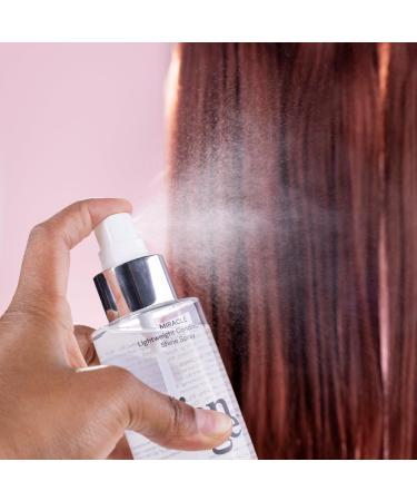 L'ANGE HAIR Miracl Lightweight Conditioning Shine Spray | Infused with Nourishing Marula Oil | Lightweight & UV Protectant | Perfect for Post-Blowout | Shine Enhancing Hair Spray (4 Fl Oz) - Buy Online on GoSupps.com