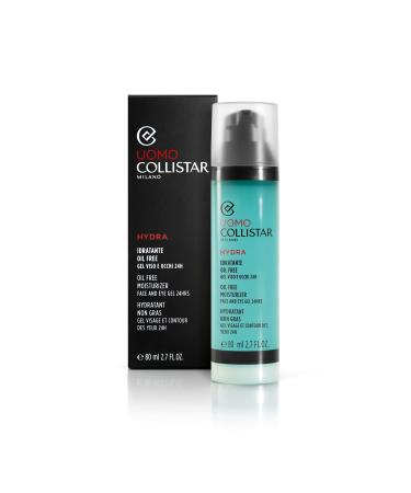 Collistar Hydra Moisturizing Gel for Men - Oil-Free Facial & Eye Care (80ml) | Instant Hydration for Combination & Oily Skin - Buy Online on GoSupps.com