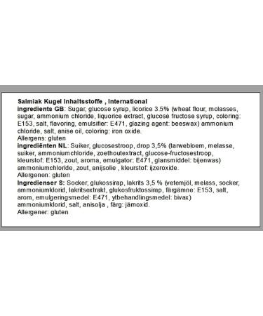 500g Salmiak Kugel Candy with Salmi - Buy Online on GoSupps.com