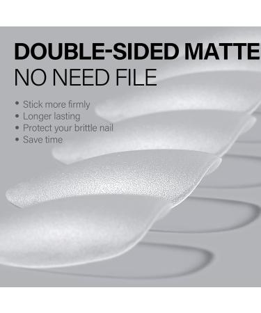 AILLSA Short Almond Nail Tips - 240 PCS Matte Soft Gel Full Cover Almond Nails for Soak Off Extensions - Buy Online on GoSupps.com