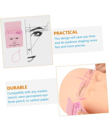 Healeved 5pcs Premium Eyebrow Corrector Eyebrow Positioning Ruler Eyebrow Thread Tool Eyebrow Mapper Tool Ink - Buy Online on GoSupps.com