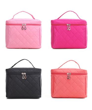 FYX Large Nylon Cosmetic Bag | Travel Toiletry & Make Up Bag 23x18x18cm - Perfect for International Shipping - Buy Online on GoSupps.com