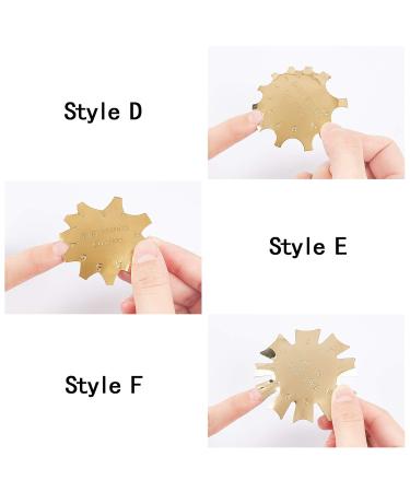 Niceneeded 6-Piece Nail Art Cutter Set | Easy French Nail Smile Line Tool for DIY Acrylic Gel Designs - 6 Sizes - Buy Online on GoSupps.com