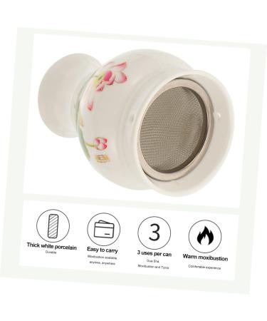 Healvian Ceramic Gua Sha Cup - 1stk Porcelain Massage Tool for Health & Wellness | Moxibustion Vessel 11.7x8.5cm Green - Buy Online on GoSupps.com