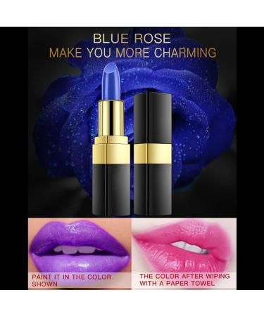 Yaper Color Changing Waterproof Lipstick Set for Women - Long Lasting & Non-Sticky - Magic Temperature Technology - Blue, Black & Red - Buy Online on GoSupps.com