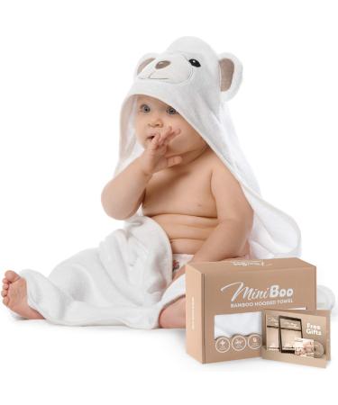 Premium Ultra Soft Organic Bamboo Baby Hooded Towel with Unique Design  Hypoallergenic Baby Towels for Infant and Toddler  Suitable as Baby Gifts