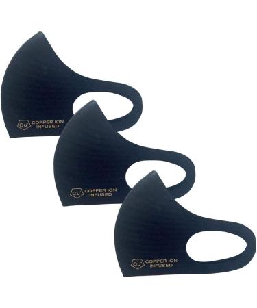 3-pack Spandex Blend Masks. Designed for women of all ages and children ages 8-14. 2 Layer Copper Ion infused Durable Face Mask. Enhanced Protection Extra Soft & Gentle on the Skin Reusable and Washable. Perfect for Gym use. - Buy Online on GoSupps.com