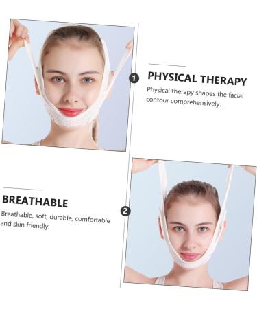 FRCOLOR 1pc Thin Childrens Bath Products Facial Lifting Band Shaper Band White Slimming Belt Woman Graphene Printed Sheet - Buy Online on GoSupps.com