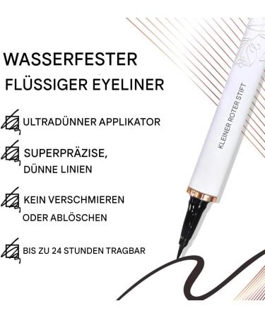  Tuxuseo Eyeliner Pencil Long Lasting Liquid Primer Waterproof Eye Liner Pencil for Girls Women Suitable for Beauty Dating Holiday Cosmetic Makeup - Buy Online on GoSupps.com