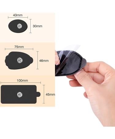 Belifu TENS Unit Electrode Pads - Reusable Self-Adhesive Latex Free Massage Pads - Standard 3.5mm Snap Connection for EMS Massagers - International Shipping Available - Buy Online on GoSupps.com