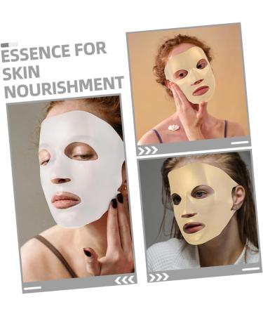 Angoily 24pi ces Masques Silicone R utilisables Pour Visage Couvre-masque Verrouillage De Hydratation Et Absorption Optimale Pour Types De Peau Rose Transparent Dor 26.00X17.00X0.10CMx4pcs comme indiqu x4pcs - Buy Online on GoSupps.com