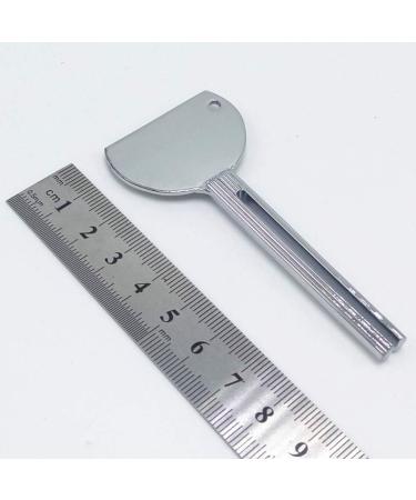 Healifty Metal Tube Squeezer Pack of 2 - Rolling Toothpaste & Tube Key Squeezer Tool - Bathroom Accessories for Saving Toothpaste, Cosmetic, Oil, Cream, Paint - 2pcs Silver - Buy Online on GoSupps.com