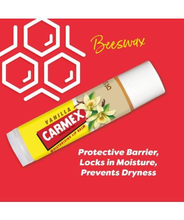  Carmex Carmex Vanilla Lip Balm Extra Moisturizing Spa 15 5 Units - Buy Online on GoSupps.com