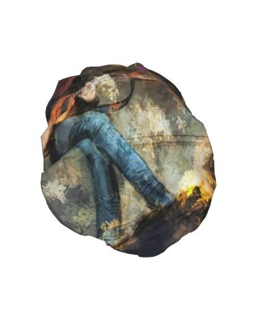 Musical Man Guitar Player Printed Shower Cap - Waterproof, Fits All Head Sizes and Hair Textures for Women - Buy Online on GoSupps.com