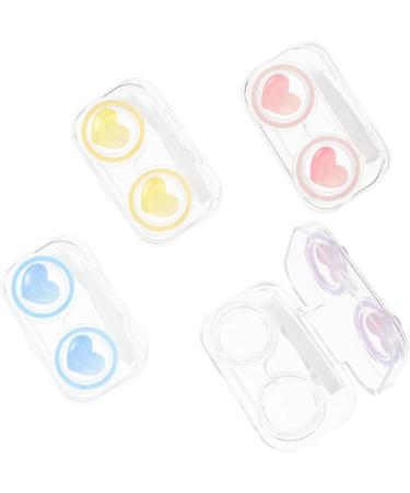 Partykindom 12-Piece Contact Lens Container & Tweezers Set - Portable Makeup Organizer with Mirror - Ideal for Travel & Daily Use - Buy Online on GoSupps.com