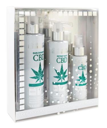 abril et nature - Professional Detox Hair Care Set - Relaxing Oxygenating and Purifying - Shampoo Mask and Serum Pack for Stressed Hair - Freshness and Anti-Stress Effect - 550 ml