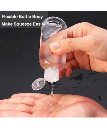 2oz Travel Bottles with Keychain - Leakproof Squeeze Bottles 10PC Set - Buy Online on GoSupps.com
