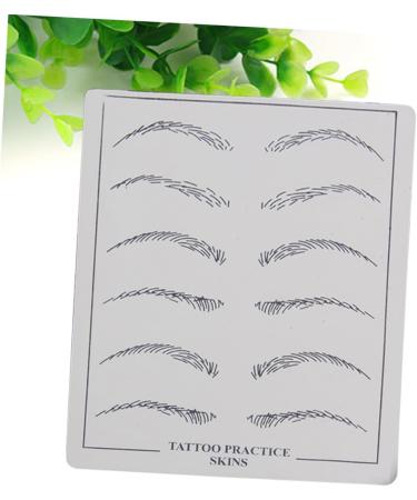  HONMEET 6 Pieces Skin Microblading Eyebrow Practice Eyebrow Skin Forming Eyebrow Eyebrow Size Eyebrow - Buy Online on GoSupps.com