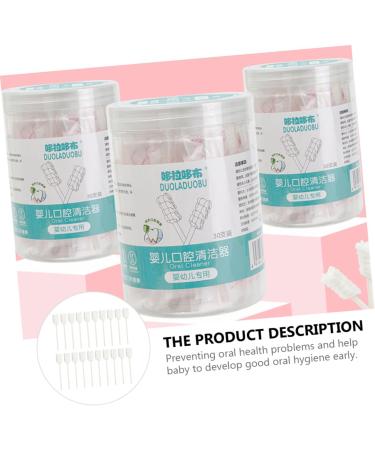 Minkissy 60 Stk Tongue Brush - Disposable Toothbrush for Babies | Oral Cleaning Gauze & Cleaning Brush for Kids - Buy Online on GoSupps.com