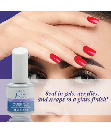IBD Intense Seal No-cleanse UV Top Coat 0.5 oz - 2 Pack | Long-lasting Shine and Protection - Buy Online on GoSupps.com