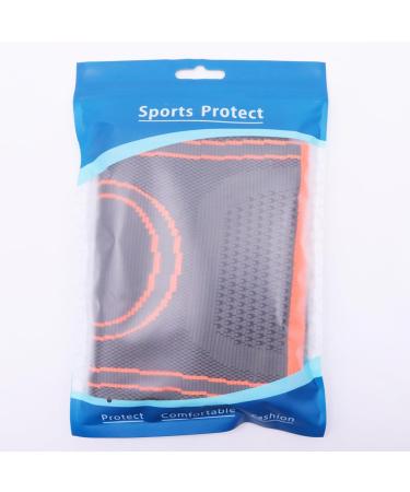Knee Support 2-Pack - Adjustable Sports Knee Sleeves for Pain Relief Meniscus Tear Arthritis & Inflammation | Unisex | Orange S - Buy Online on GoSupps.com