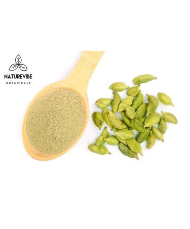Naturevibe Botanicals Organic Green Cardamom Ground 3.5oz - Non-GMO, Gluten Free Indian Spice for Digestion - Buy Online on GoSupps.com