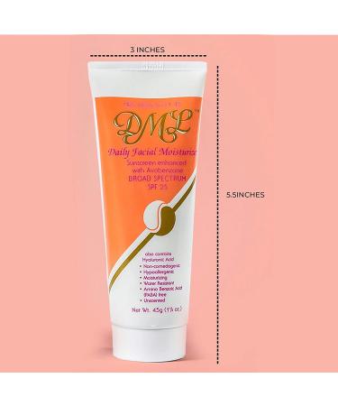 DML Facial Moisturizer SPF 25 1.50 oz - Pack of 2 | Hydrating Daily Sun Protection - Buy Online on GoSupps.com