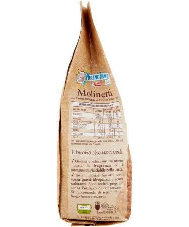  Mulino Bianco Mulino Bianco Molinetti Pack of 6 Molinetti biscuits 350g Italy biscuits cookies brioche - Buy Online on GoSupps.com
