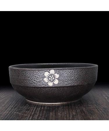 Retro Ceramic Instant Noodles Rice Ramen Bowl Style Bowl Home Shop Farmhouse Tableware Anti-scalding Soup Bowl Kitchenware (Color : OneColor Size : 21cm) 21cm OneColor - Buy Online on GoSupps.com