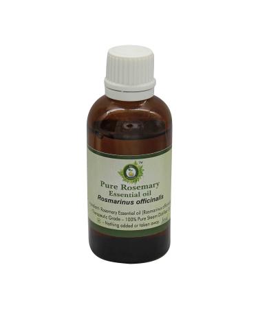 R V Essential Pure Rosemary Essential Oil 15ml (0.507oz)- Rosmarinus Officinalis (100% Pure and Natural Therapeutic Grade)
