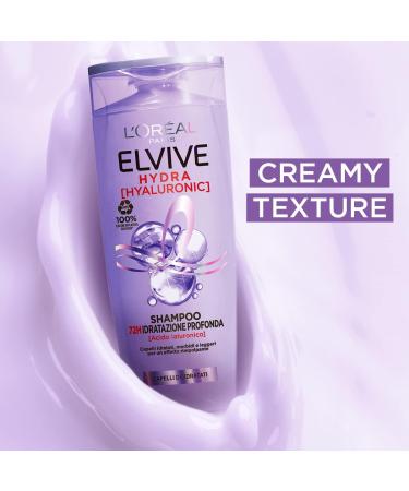  L'Oreal Paris L'Or al Paris Elvive Hydra Hyaluronic 72H Deep Hydration Shampoo with Hyaluronic Acid 300ml - Buy Online on GoSupps.com