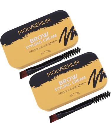 BELLIFFY 2 Pcs Eyebrow Styling Cream Eyebrow Pomade Eye Brow Shaping Kit Eyebrow Wax Applicator Wax and - Buy Online on GoSupps.com