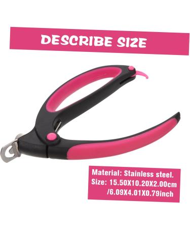 Healeved A Cross-type Shear Stainless Steel Scissors Fake One-line Fingernail Nail Cutters for Nail Tips Manicure Clipper Nail Stuff One- Line Nail Clipper Trimmer Artificial Acrylic - Buy Online on GoSupps.com
