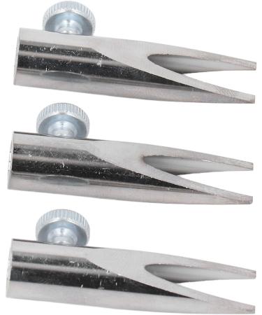 Metal Eyebrow Pencil Sharpener Lightweight Aluminum Alloy U-Shaped Effective Eyebrow Sharpening Tool for Home (Silver) - Buy Online on GoSupps.com