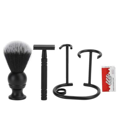 Safety Razor Shaving Brush Metal Razor Shaving Stand Razor Blade Men Tool for Salon Family