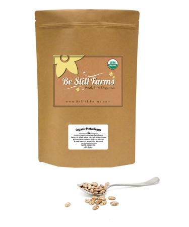 Be Still Farms Organic Pinto Beans (5lb) Dry Bulk - Ideal Dry Pinto Beans Bulk For Making Dry Refried Beans - Organic Dry Beans Bulk Are Pure Gluten Free Pinto Beans That Are Naturally No Salt Beans 5 Pound (Pack of 1)