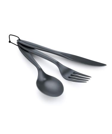 GSI Outdoors 3 Pc. Ring Cutlery Set, Grey