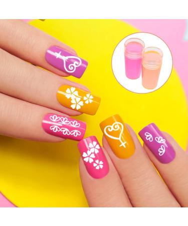 Buy Minkissy 2 Sets Clear Silicone Jelly Nail Art Stampers - Perfect for Manicure & Transfer Designs - Buy Online on GoSupps.com