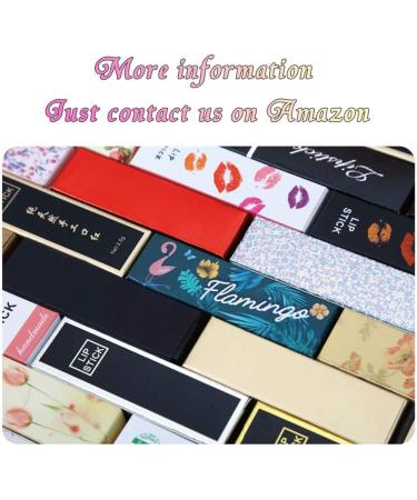 ANZKA 50 Pcs Empty Lip Gloss Boxes - Matte Black Mascara Tube Packaging for DIY Makeup Storage and Luxury Holder - Buy Online on GoSupps.com