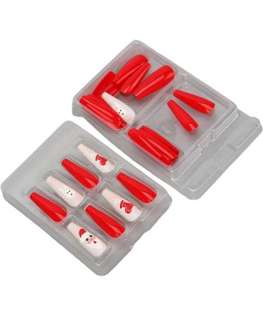 30 Pieces Christmas False Nails Portable Self Adhesive Fully Wrapped Artificial Nail Polish Christmas False Nails for Women and Girls (Type 1) - Buy Online on GoSupps.com