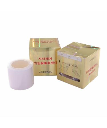 3pcs Eyelash Remover Clear Plastic Wrap for Professional Use | False Eyelashes Extension Tool | 42mm x 200m - Buy Online on GoSupps.com