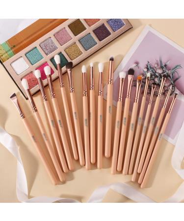 Buy Pink Makeup Brushes Set - Powder Foundation Blush & Eyeshadow - 100% Natural Hair - International Shipping Available - Buy Online on GoSupps.com