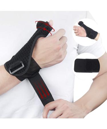 Adjustable Wrist Brace & Thumb Splint - Breathable Support for Arthritis Pain Relief & Injury Recovery - Unisex Thumb Stabilizer - Buy Online on GoSupps.com