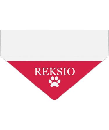 Personalized Dog Hollow Attachment - Football Sports & Olympic Motif - Triangular Cloth for Pets - Poland Flag Design - Buy Online on GoSupps.com