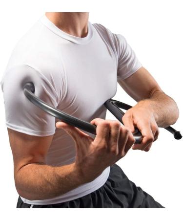 Pressure Positive Co. Backnobber II - Charcoal Black | Effective Self-Massage Tool - Buy Online on GoSupps.com