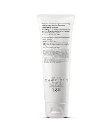 Rau Cosmetics Face & Body Cream Peeling 75ml - Deep Cleansing Exfoliator with Almond Oil Allantoin & Panthenol for Normal & Combination Skin - Buy Online on GoSupps.com