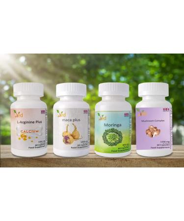 Ved L-Arginine 1331 mg - High Potency Muscle & Pre-Workout Supplement - 60 Capsules | 30 Day Supply - Buy Online on GoSupps.com