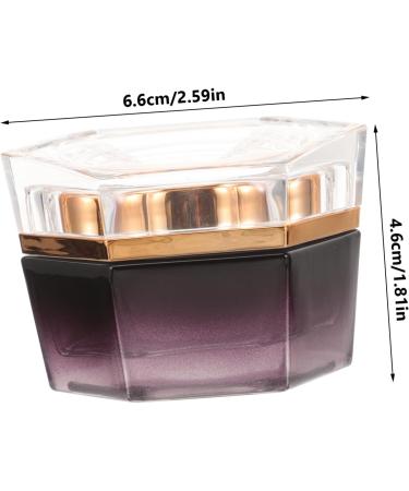 Angoily Moisturizer Face Cream Buttercream Creami Lotion Containers Travel Cream Jars with Lids Travel Size Jars Travel Cream Jars Small Container Glass Purple Miss Toiletries Filling - Buy Online on GoSupps.com
