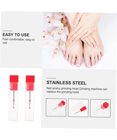 FOYTOKI for sanding head manicure wisking tool electric acrilic nails kit ceramics tools nail drill bits replacement nail drill heads pedicure drill bit nail drills nail care tools suite - Buy Online on GoSupps.com