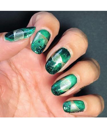 Alexnailart Line Geometry Nail Stamping Plate Set (GE005) - Nail Art Tools - Buy Online on GoSupps.com